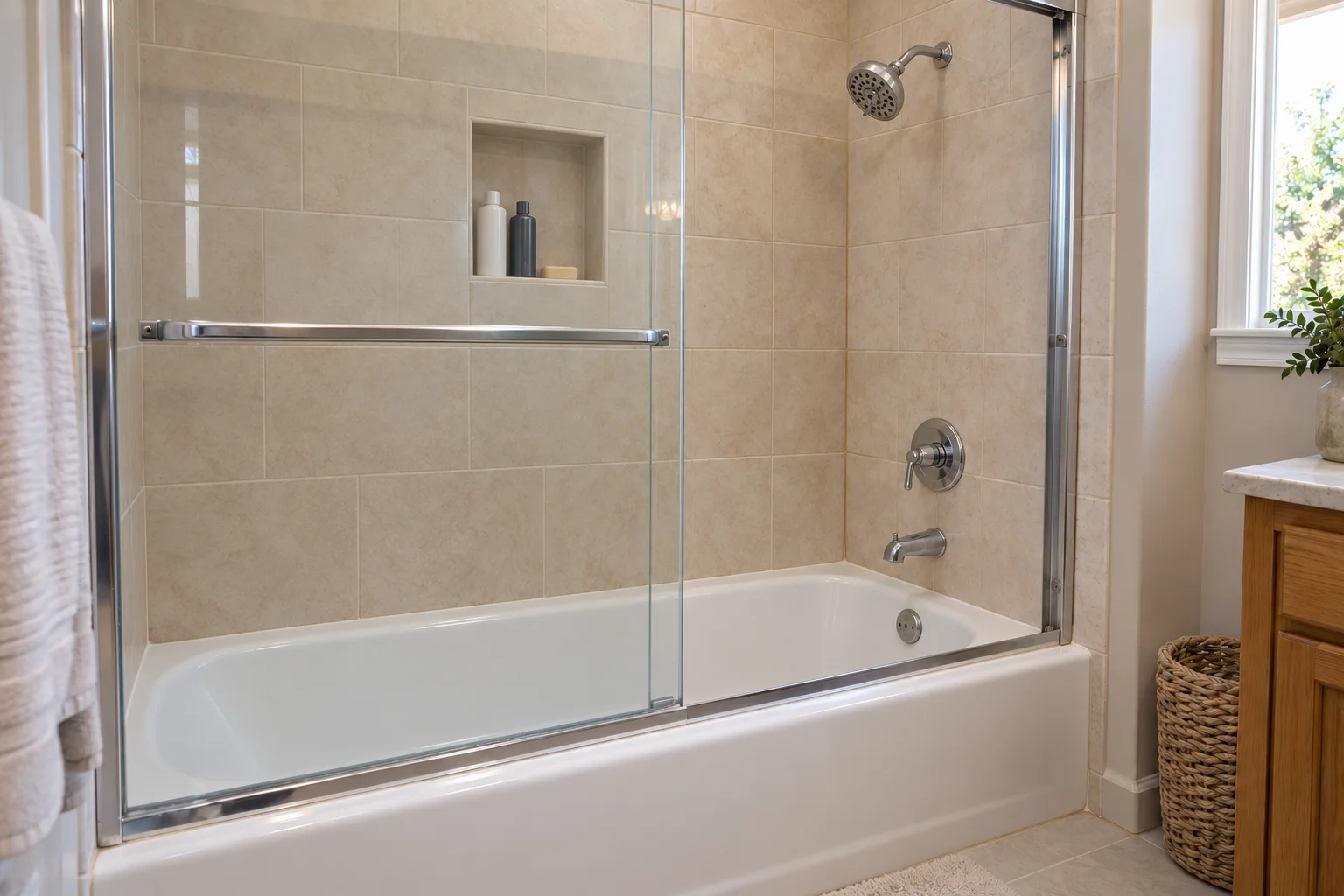 Bathtub & Shower: after cleaning